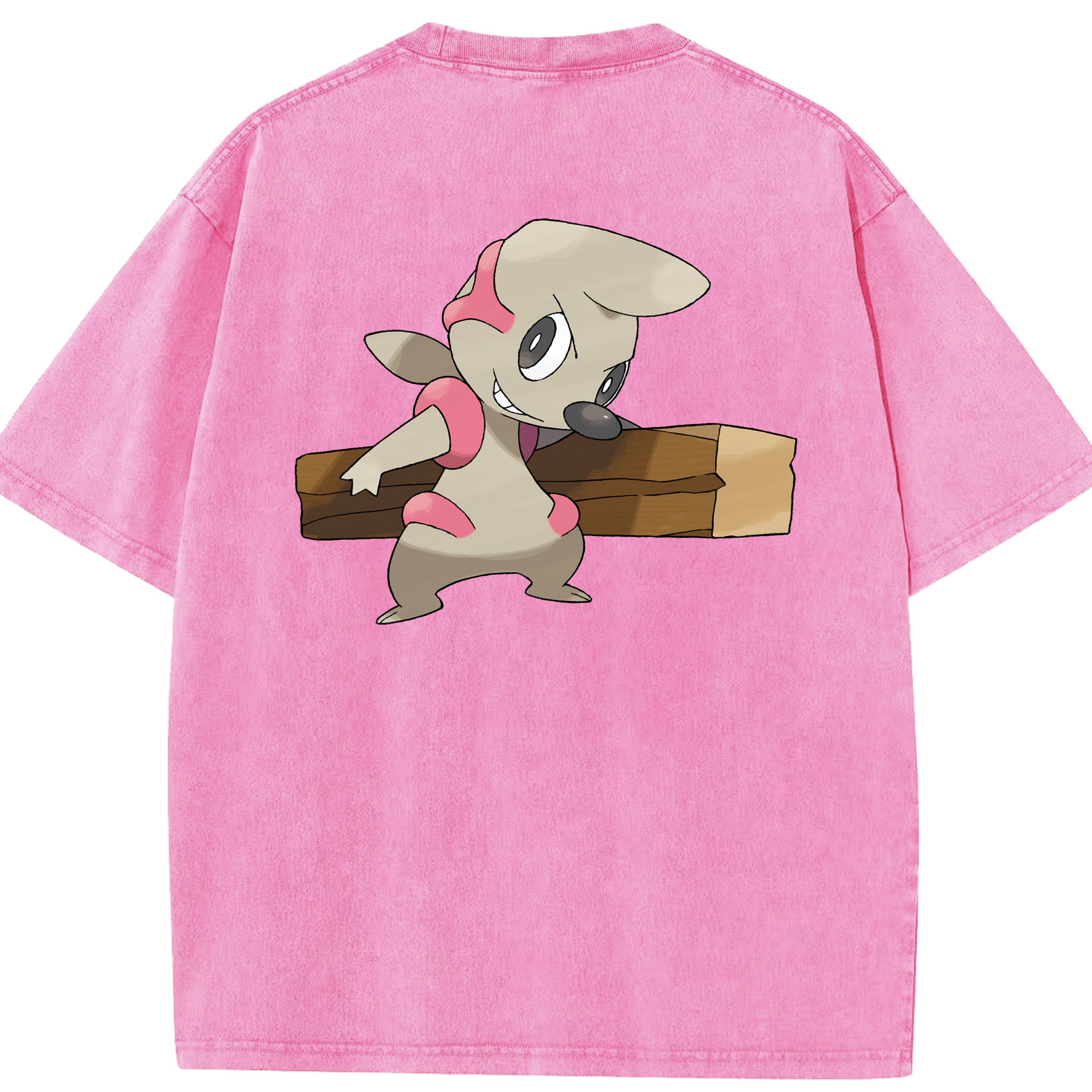 （画像用） ポケットモンスター Pokémon 綿100% ヴィンテージ風 半袖Tシャツ（背面プリント）
